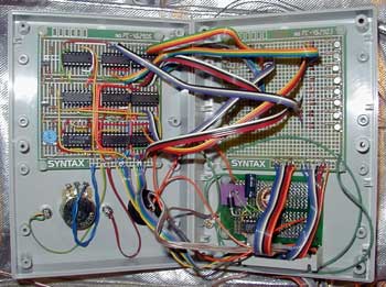 Control box interior